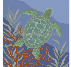 Susan Roberts 1053 Seaweed Coral Turtle