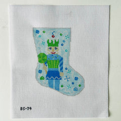 KCN Designers BS79 Sugar Sweet Blue Nutcracker Bauble Stocking