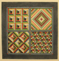 Susan Roberts 1447M Four Patch Sampler Quilt