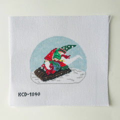 KCN Designers KCD1890 Clark, Sally and Ned Gnomes on Sled