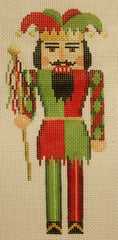 Susan Roberts 4311 Nutcracker — Red and Green Jester