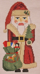 Susan Roberts 4313 Nutcracker — Long Coat Santa