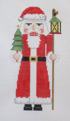 Susan Roberts 4335 Nutcracker — Santa with Lantern and Tree