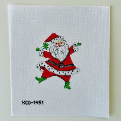 KCN Designers KCD1951 Retro Santa with Polka Dots