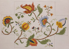 Susan Roberts 6313 Crewel Floral Brick Cover