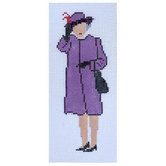 FROOPY TRUNK SHOW: FD9 HM Elizabeth Waves in Plum