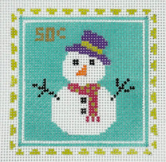 Stitch Rock Designs SRD-150 Snowman Stamp