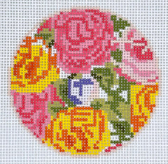 Atlantic Blue Canvas SH-512 Grandma's Roses