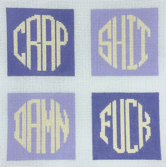 Wipstitch Needleworks WS-312 Dirty Coasters - Lavender Haze