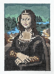 The Gingham Stitchery KW47 Mona Lisa