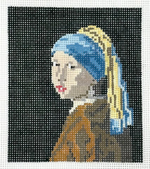 The Gingham Stitchery KW12 Girl with a Pearl Earring