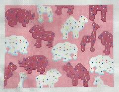 The Gingham Stitchery MS13 Animal Cracker Clutch