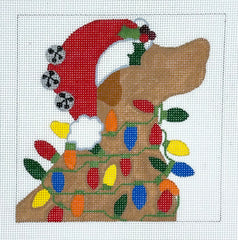 Raymond Crawford HO-2387 Christmas Yellow Lab