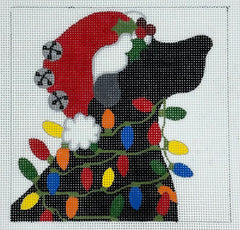 Raymond Crawford HO-2386 Christmas Black Lab