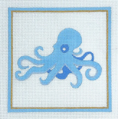 Raymond Crawford HO-2481 Blue Octopus Coaster