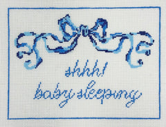 Stitch Style MDC003A Shh! Baby Sleeping - Blue