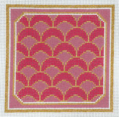 Saturnalia Stitching SAS-90 Seashell Pink Coaster