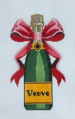 C'ate La Vie CLV004-RB Veuve Bottle -Red Bow