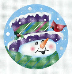 Pepperberry Designs  SN-22 Topper Snowman Ornament