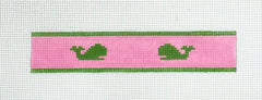 Kate Dickerson KF-34 Green/Pink Whale Fob