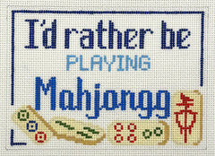 Judi & Co RB07 I'd rather be playing mahjongg