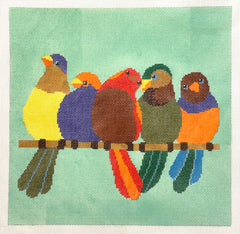 A Stitch In Time ASIT015-13a Birds on Wire