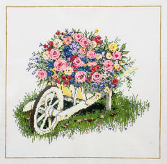 Sandra Gilmore 18-1069 Flower Wheel Barrow