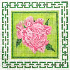 Susan Battle Needlepoint P-48 Pink Peony