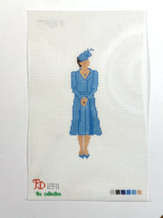 FROOPY TRUNK SHOW: FD35A Kate Middleton Blue dress