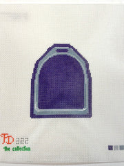 FROOPY TRUNK SHOW: FD322 English Stirrup Ornament- Purple