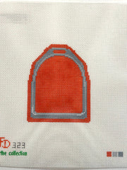 FROOPY TRUNK SHOW: FD323 English Stirrup Ornament- Orange