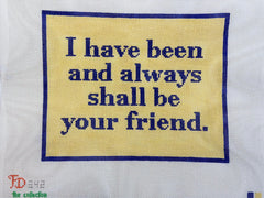 FROOPY TRUNK SHOW: FD342 Friendship Quote