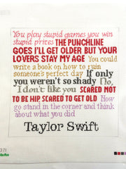 FROOPY TRUNK SHOW: FD371 Taylor Swift Diss Quotes