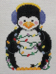 Susan Roberts MH5401-18 Penguin Tangled in Lights