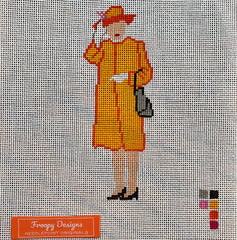 FROOPY TRUNK SHOW: FD182 HM Elizabeth Waves in Orange