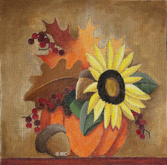 Raymond Crawford #HO2020 Pumpkin Sunflower Floral