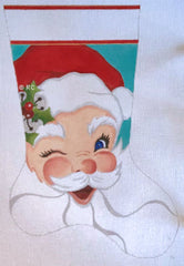 Raymond Crawford #HO2084 Winking Santa Stocking