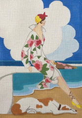 Raymond Crawford #HO2253 Summer Beach Lady