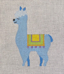 Raymond Crawford #HO3313 Blue Llama Ornament