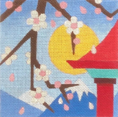 Raymond Crawford #HO3324 Cherry Blossom Landscape