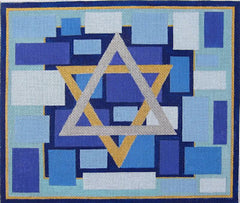 Raymond Crawford #HO514 Star Of David Tallis Bag Blue